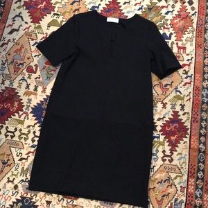 Black Everlane shift dress